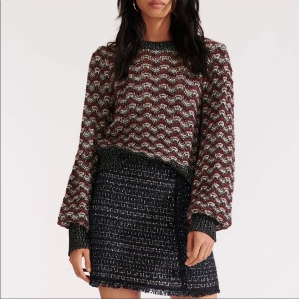 Veronica Beard long sleeve multicolor sweater. Small.